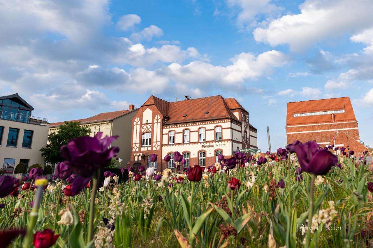 Hotel Pension Zur Alten Post Havelberg Exterior foto